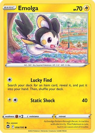 Emolga 054  SWSH12 Silver Tempest - Common