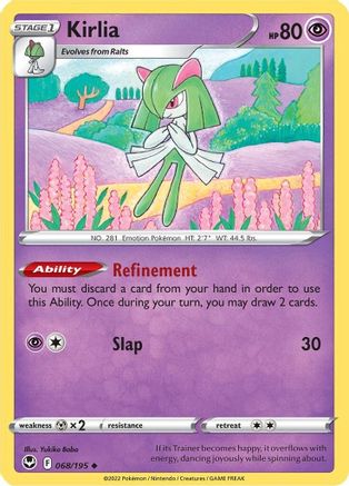 Kirlia 068  SWSH12 Silver Tempest - Uncommon