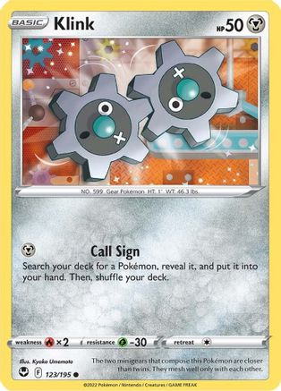 Klink 123  SWSH12 Silver Tempest - Common