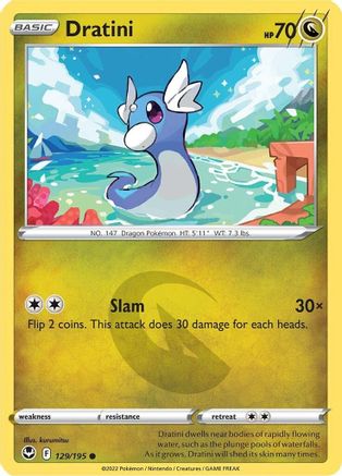Dratini 129  SWSH12 Silver Tempest - Common