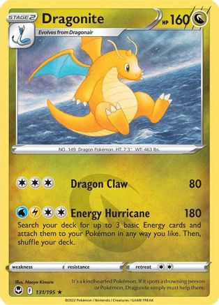 Dragonite 131  - Reverse Holofoil SWSH12 Silver Tempest - Holo Rare