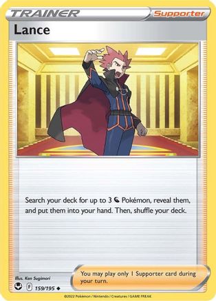 Lance 159  - Reverse Holofoil SWSH12 Silver Tempest - Uncommon