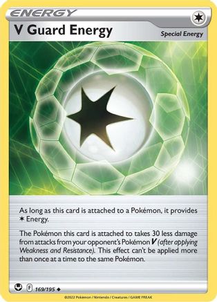 V Guard Energy 169  SWSH12 Silver Tempest - Uncommon