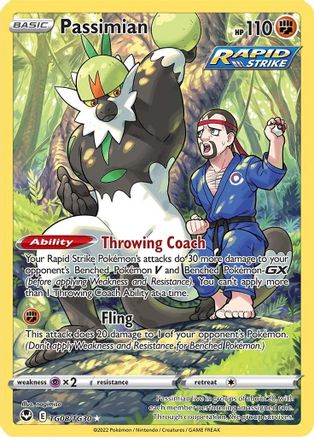Passimian TG08  - Holofoil SWSH12 Silver Tempest Trainer Gallery - Ultra Rare