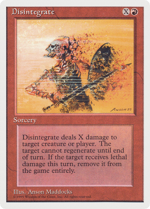 Disintegrate (RQS-030) - Rivals Quick Start Set