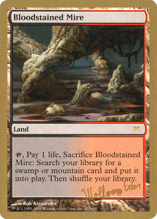 Bloodstained Mire - 2003 Wolfgang Eder (ONS) (WCD-WE313) - World Championship Decks 2003