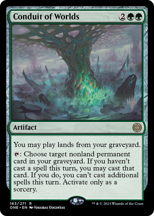 Conduit of Worlds (PPONE-163) - Phyrexia: All Will Be One Promos Foil