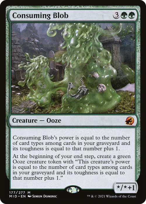Consuming Blob (MID-177) - Innistrad: Midnight Hunt Foil