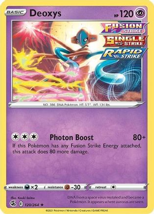 Deoxys 120/264  Deck Exclusives - Rare