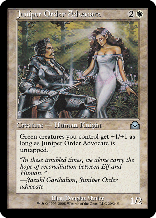 Juniper Order Advocate (ME2-020) - Masters Edition II Foil