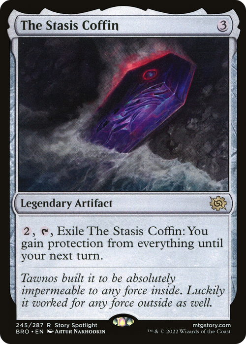 The Stasis Coffin (BRO-245) - The Brothers' War Foil