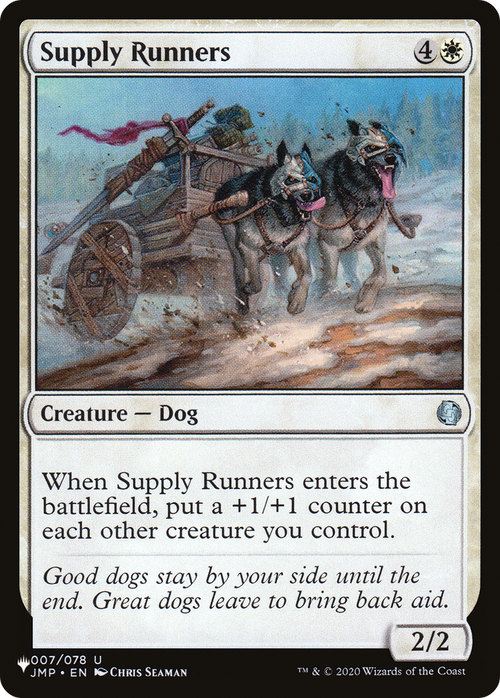 Supply Runners (LIST-JMP-7) - The List