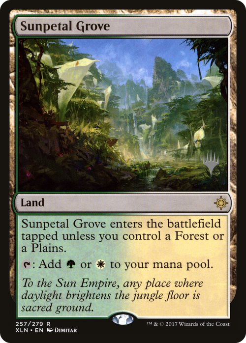Sunpetal Grove (PPM20-257P) - Ixalan Promos Foil
