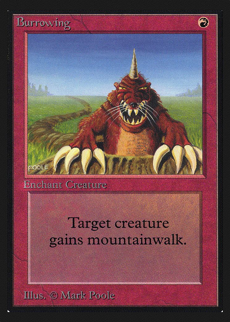 Burrowing (CE) (CED-) - Collectors' Edition