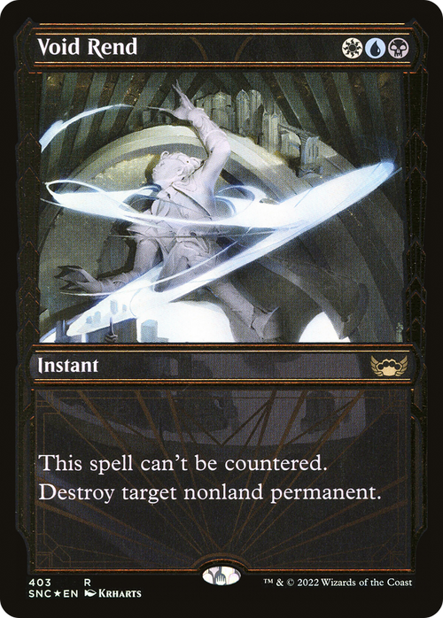 Void Rend (Gilded Foil) (SNC-403) - Streets of New Capenna: (Showcase) Foil