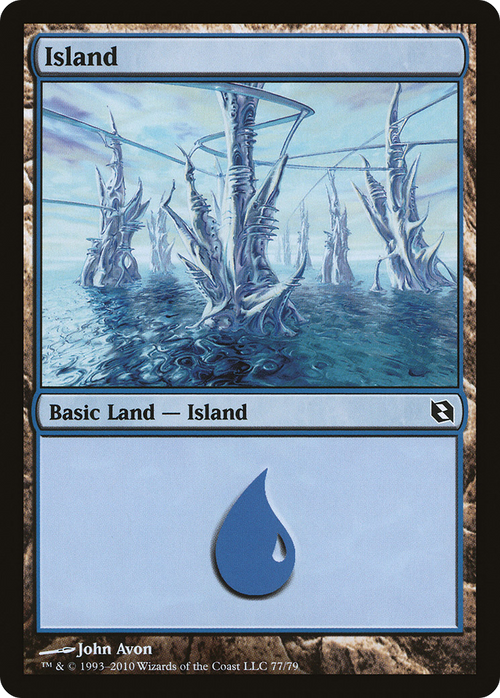 Island (77) (DDF-077) - Duel Decks: Elspeth vs. Tezzeret