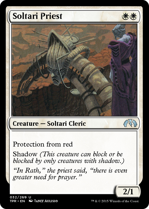 Soltari Priest (TPR-032) - Tempest Remastered