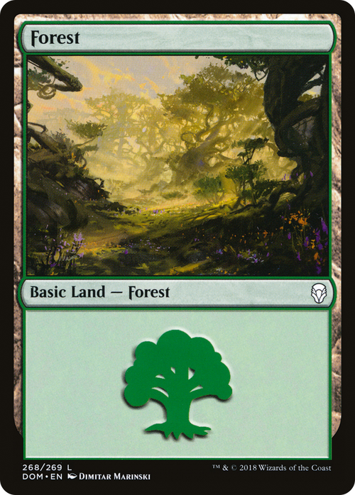 Forest (268) (DOM-268) - Dominaria