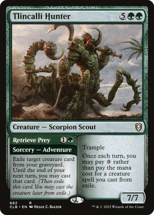 Tlincalli Hunter (CLB-682) - Commander Legends: Battle for Baldur's Gate
