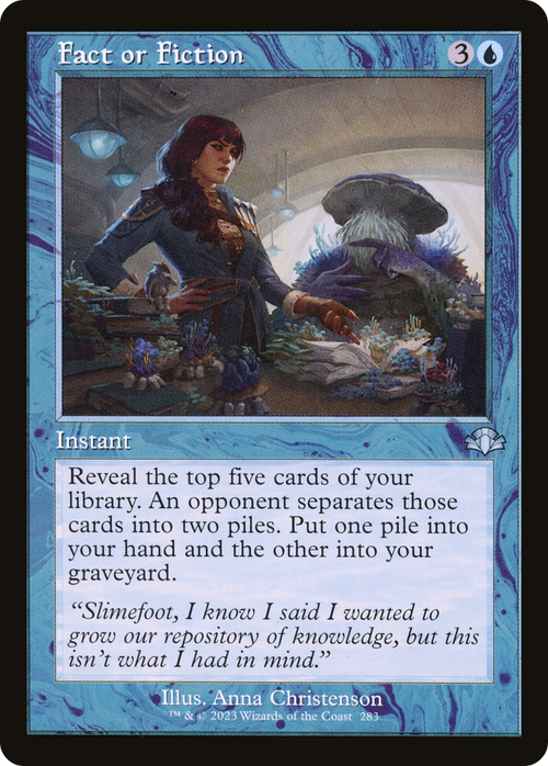 Fact or Fiction (Retro Frame) (DMR-283) - Dominaria Remastered