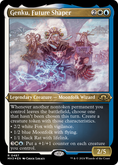 Genku, Future Shaper (Foil Etched) (MH3-487) - Modern Horizons 3 Foil