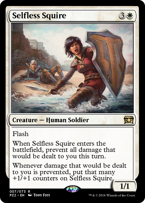 Selfless Squire (PZ2-007) - Treasure Chest Foil