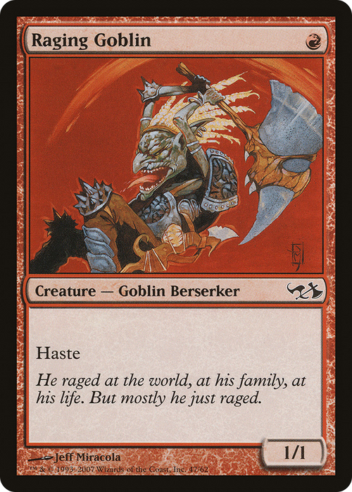 Raging Goblin (EVG-047) - Duel Decks: Elves vs. Goblins