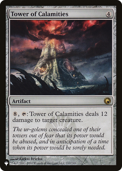 Tower of Calamities (LIST-SOM-212) - The List