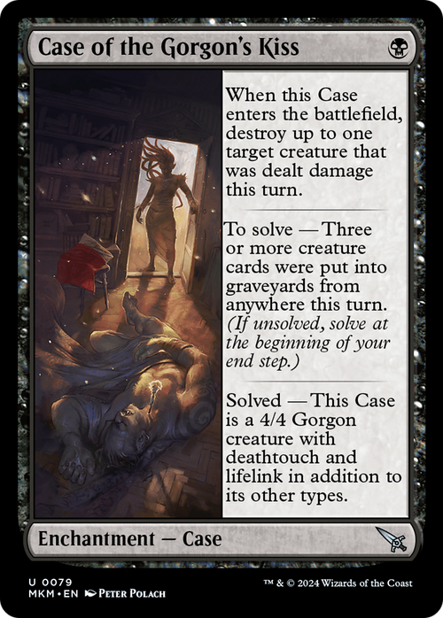 Case of the Gorgon's Kiss (a) (MKM-079) - Murders at Karlov Manor Foil