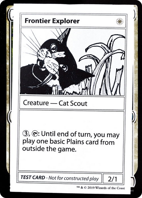 Frontier Explorer (No PW Symbol) (CMB1-006) - Mystery Booster Playtest Cards 2021
