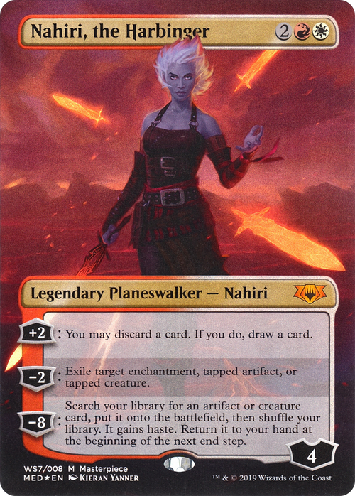 Nahiri, the Harbinger (MED3-WS7) - Mythic Edition (Borderless) Foil