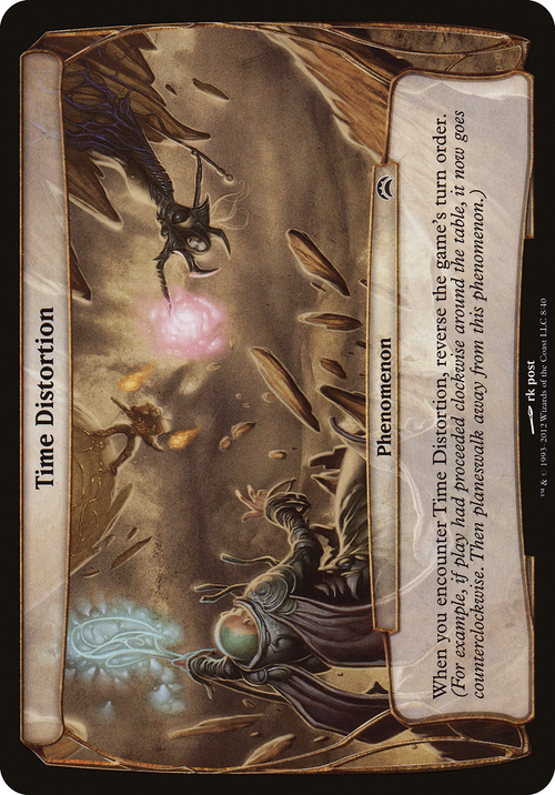Time Distortion (Planechase 2012) (OVER-008) - Planechase 2012 Planes