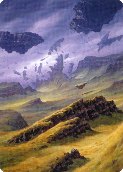 Plains // Plains (AZNR-009) - Zendikar Rising Art Series (Borderless)