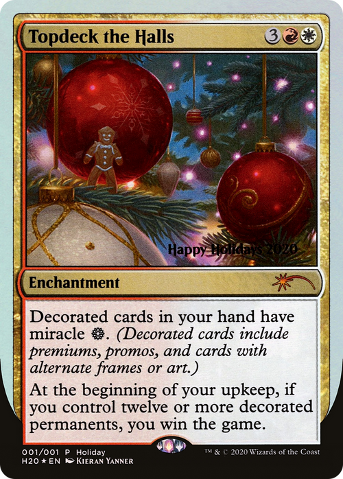 Topdeck the Halls (SPECIAL-020) - Happy Holidays: (miracle) Foil