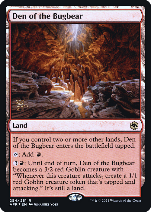 Den of the Bugbear (PRE-254S) - Adventures in the Forgotten Realms Promos Foil