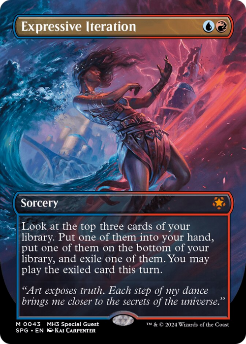 Expressive Iteration (Borderless) (SPG-043) - Special Guests Foil