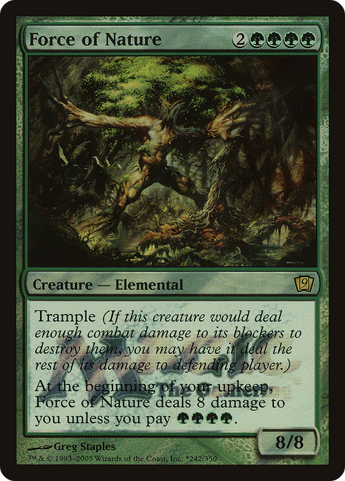 Force of Nature (LARP-242★) - Ninth Edition Promos Foil