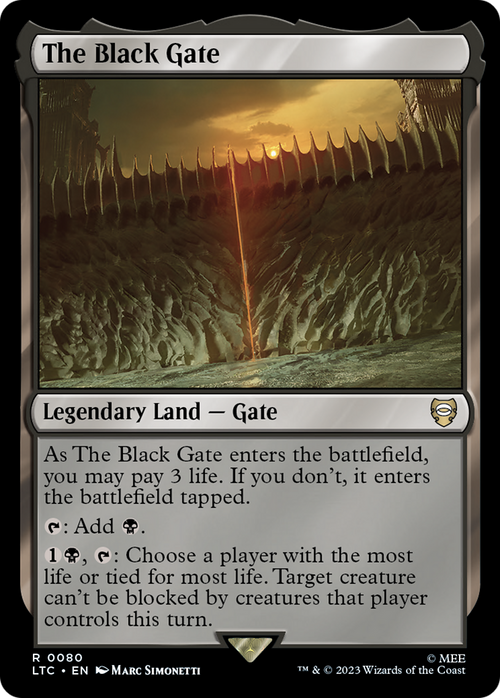 The Black Gate (LTC-080) - Tales of Middle-earth Commander
