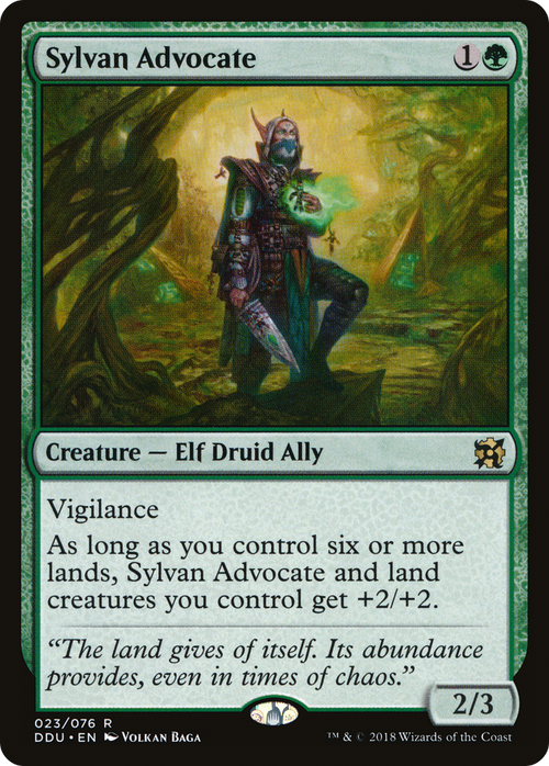 Sylvan Advocate (DDU-023) - Duel Decks: Elves vs. Inventors