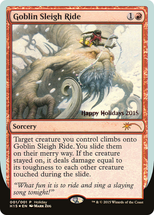 Goblin Sleigh Ride (SPECIAL-015) - Happy Holidays Foil