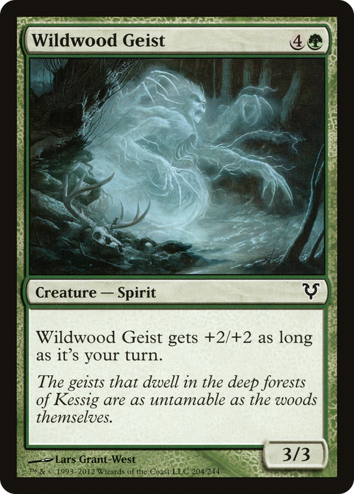 Wildwood Geist (AVR-204) - Avacyn Restored Foil