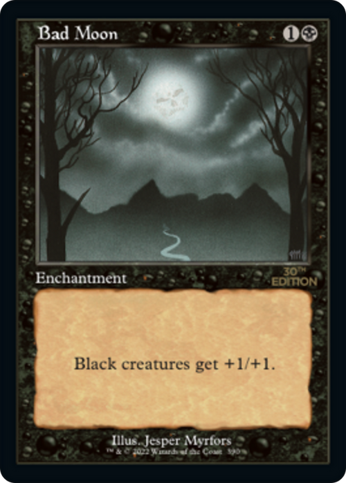 Bad Moon (Retro Frame) (30A-390) - 30th Anniversary Edition