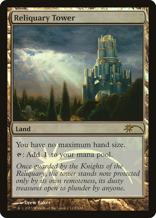 Reliquary Tower (FNM-002) - Friday Night Magic 2013 Foil