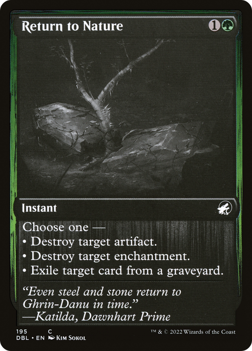 Return to Nature (DBL-195) - Innistrad: Double Feature
