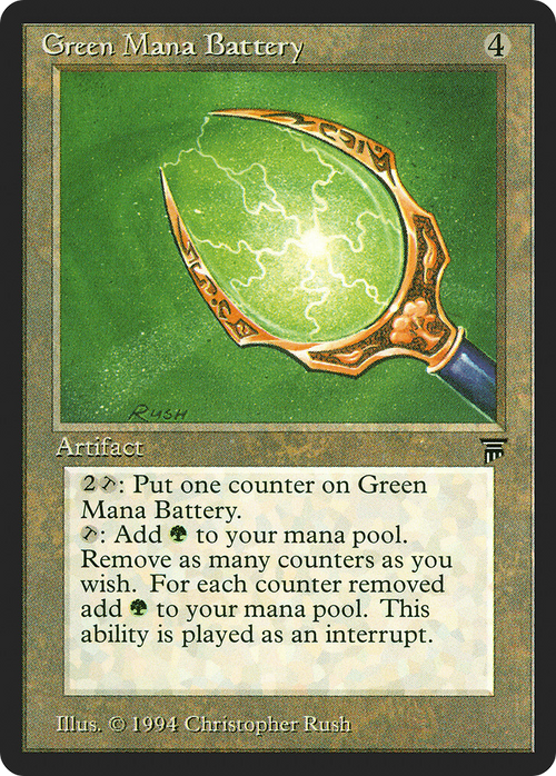 Green Mana Battery (LEG-) - Legends