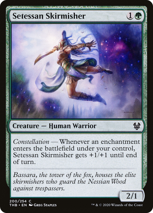 Setessan Skirmisher (THB-200) - Theros Beyond Death Foil