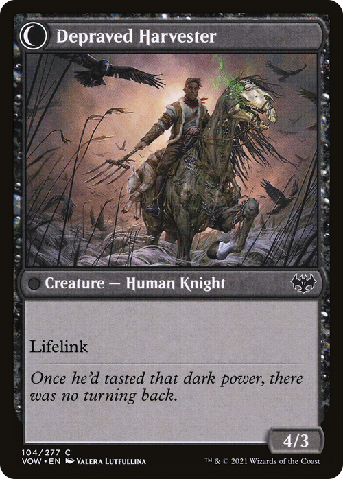 Desperate Farmer (VOW-104) - Innistrad: Crimson Vow: (Double Faced Transform) Foil