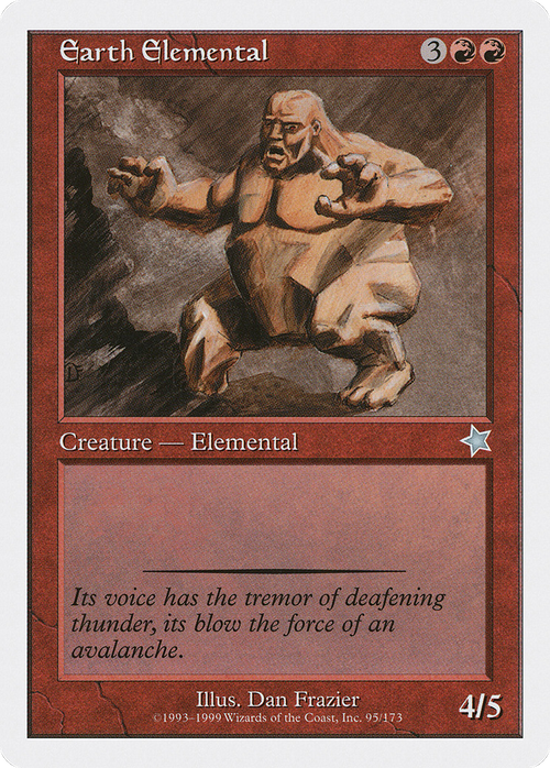 Earth Elemental (S99-095) - Starter 1999