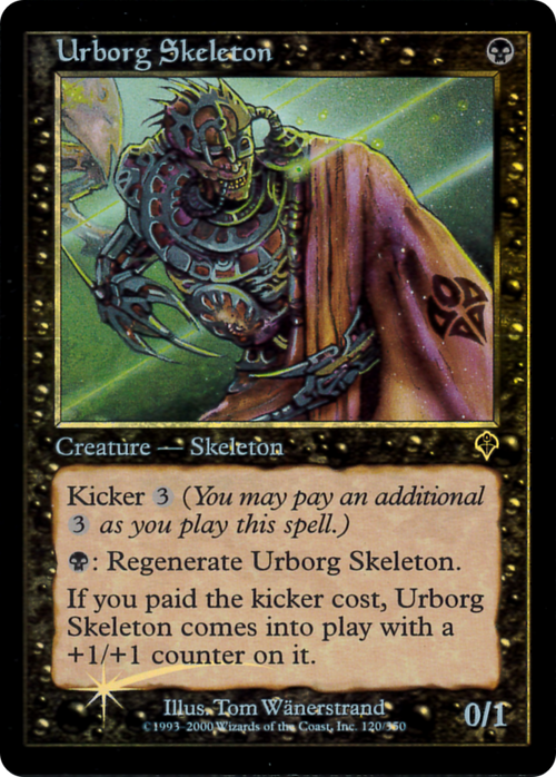 Urborg Skeleton (INV-134★) - Invasion Foil