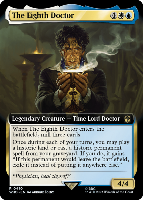 The Eighth Doctor (Extended Art) (WHO-410) - Doctor Who: (Extended Art) Foil